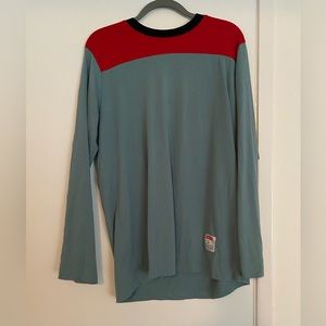 Supreme football l/s blue